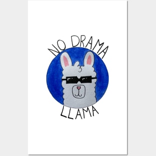 No drama llama Posters and Art